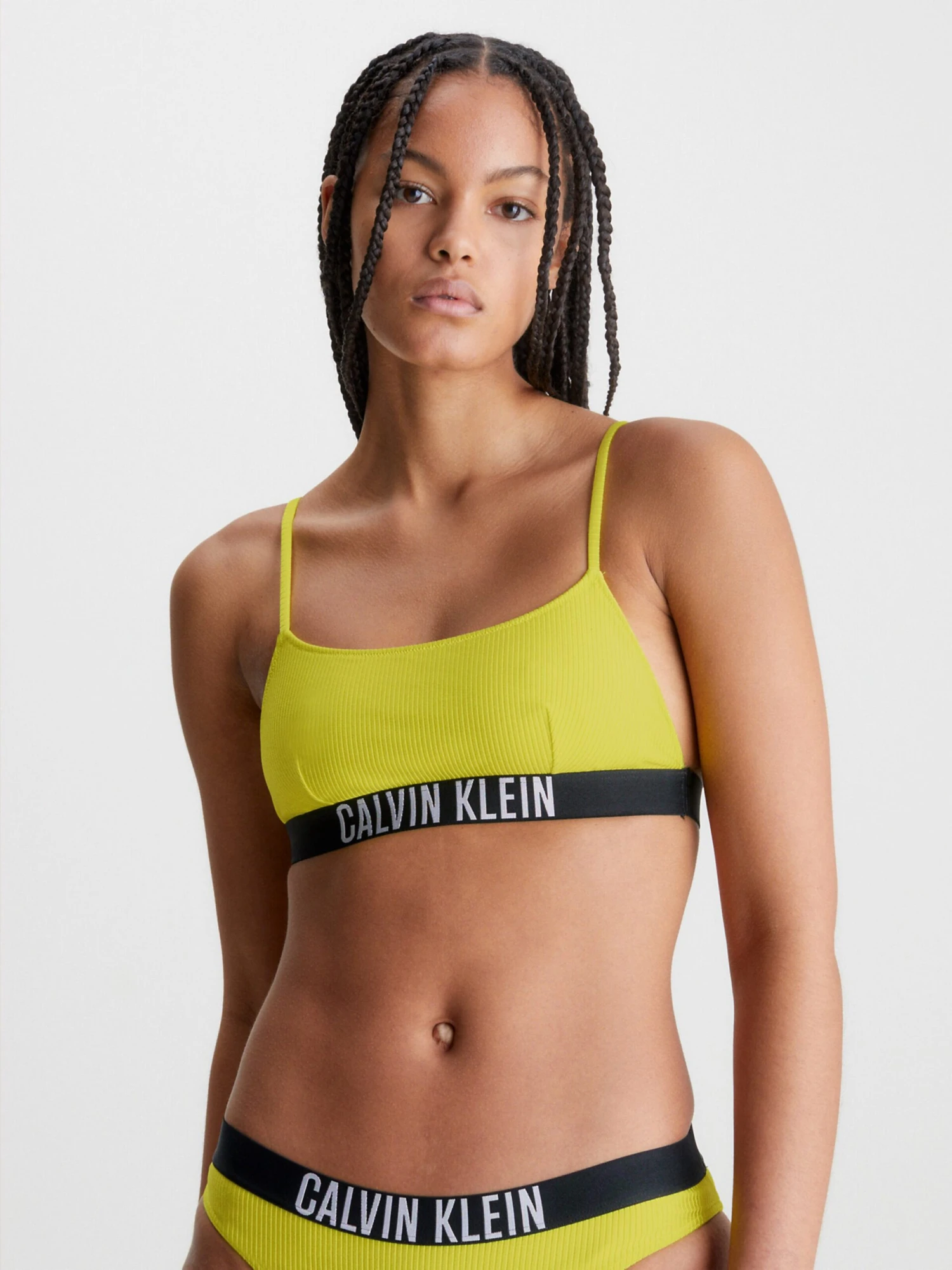Calvin Klein Swimwear Bustier Bikini Tops Bustier Bikinitop Dames Geel 4 Calvin Klein Swimwear Bustier Bikini Tops Bustier Bikinitop Dames Geel - Afbeelding 2