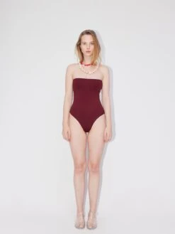 Bandeau Badpakken Bandeau Badpak Laia Dames Bourgogne -Sunseeker Winkel 092ea47dd341c80bc6bd189e6950c52d