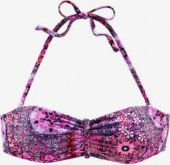 Buffalo Bandeau Bikini Tops Bandeau Bikinitop Dames Aubergine / Pink