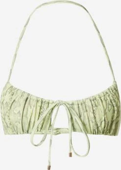 Bandeau Bikini Tops Bandeau Bikinitop CHARMED Dames Lichtgroen / Donkergroen