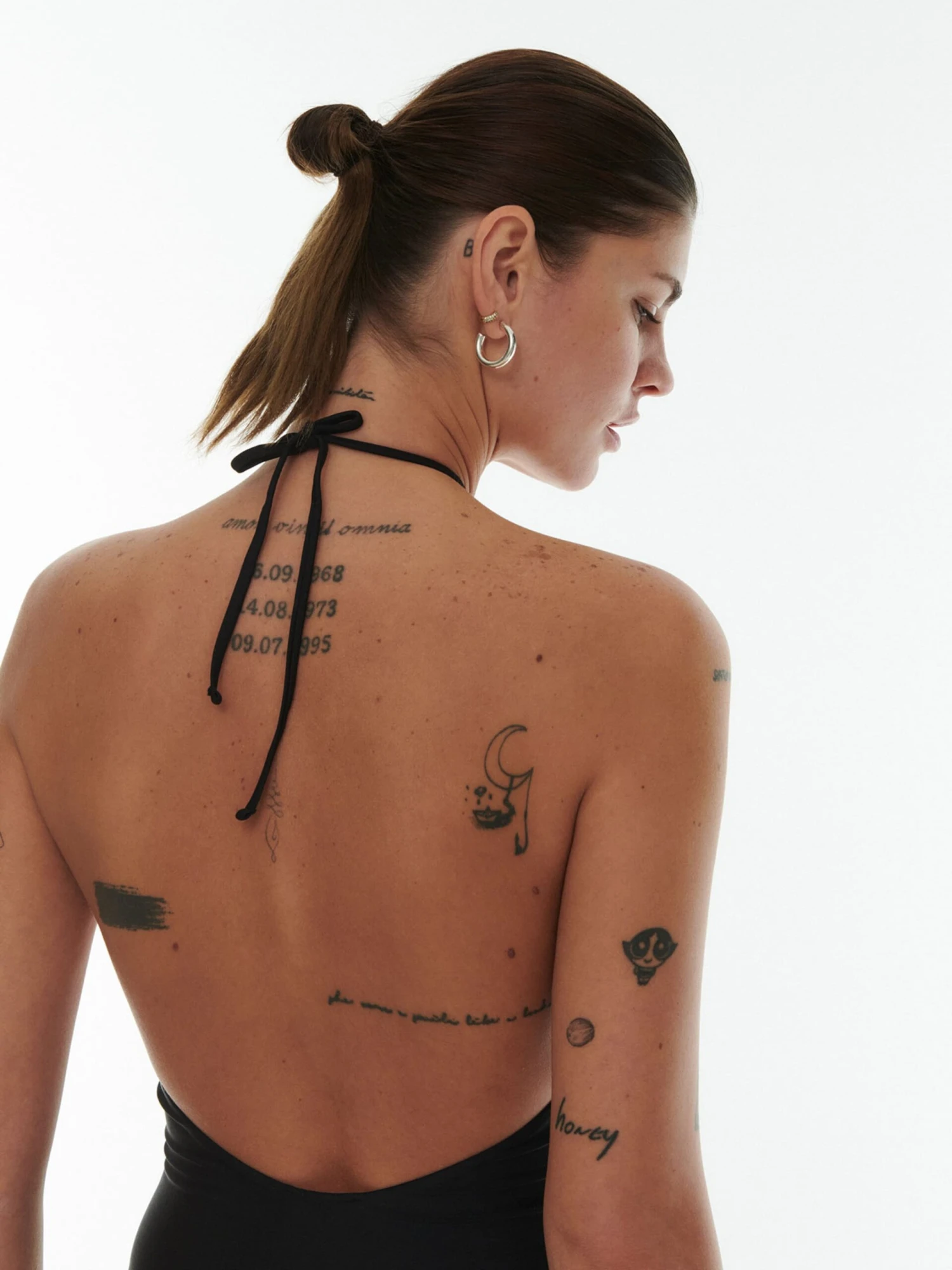 Halter Badpakken Triangel Badpak Valentina Dames Zwart 9 Halter Badpakken Triangel Badpak Valentina Dames Zwart - Afbeelding 7