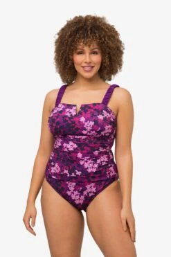 Ulla Popken Corrigerende Badpakken T-shirt Bh Shaping-badpak Dames Aubergine -Sunseeker Winkel 1fbd561132565aa3b5296cc420dd8300