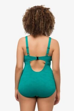 Ulla Popken Bandeau Badpakken Bandeau Badpak Dames Groen -Sunseeker Winkel 224de9585b575c977425296f0dcb856f