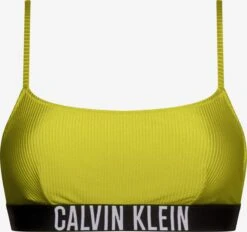 Calvin Klein Swimwear Bustier Bikini Tops Bustier Bikinitop Dames Geel