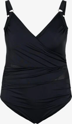 Grote Cups Regular Badpak Dames Zwart