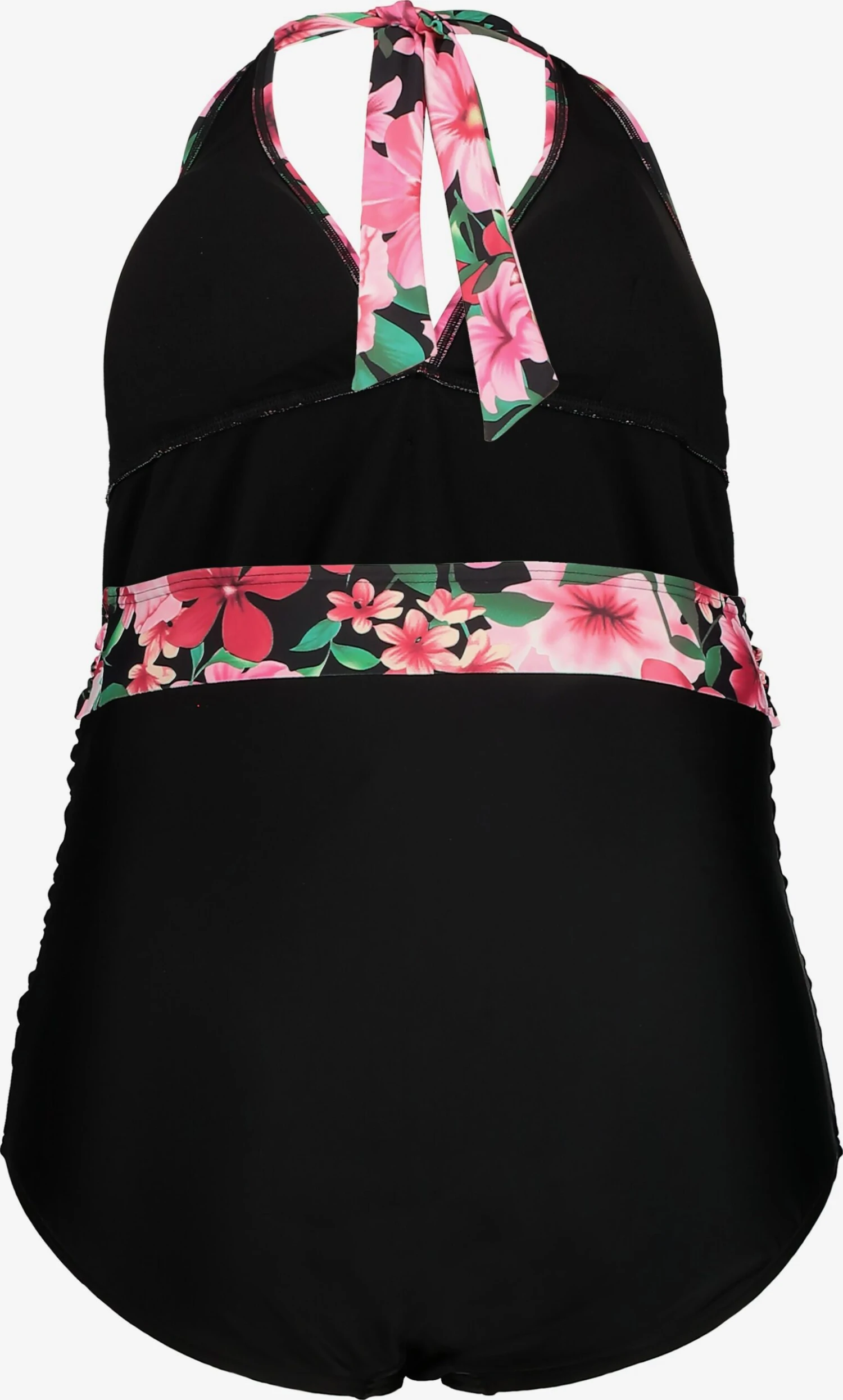 Ulla Popken Halter Badpakken Badpak Dames Gemengde Kleuren / Zwart 4 Ulla Popken Halter Badpakken Badpak Dames Gemengde Kleuren / Zwart - Afbeelding 2