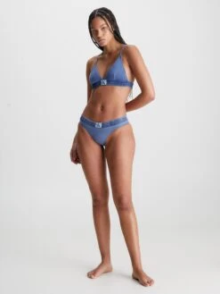 Calvin Klein Swimwear Bikini Broekjes Bikinibroek Dames Smoky Blue -Sunseeker Winkel 4403c0c78248017c150398d33901dab1