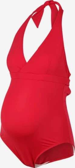 Halter Badpakken Badpak Nageur Dames Rood