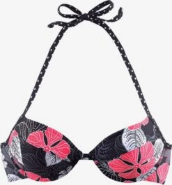Buffalo Bikini Tops Met Beugel Push-up Bikinitop City Dames Zwart