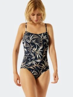 Schiesser Badpakken Zonder Beugel Bandeau Badpak Aqua Californian Dream Dames Donkerblauw -Sunseeker Winkel 55d88ef753a5b59a785f58de46e6ec4e