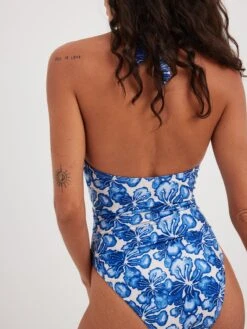 NA-KD Badpakken Zonder Beugel Badpak Dames Blauw / Lichtblauw -Sunseeker Winkel 59785b73e03bb7ed562343ca5d500674