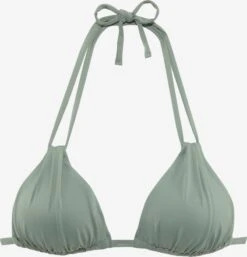 S.Oliver Triangel Bikini Tops Triangel Bikinitop Dames Olijfgroen