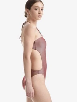Wolford Halter Badpakken Badpak Disco One Piece Dames Brons -Sunseeker Winkel 5e635865c500ae4785edb79cbf99069f