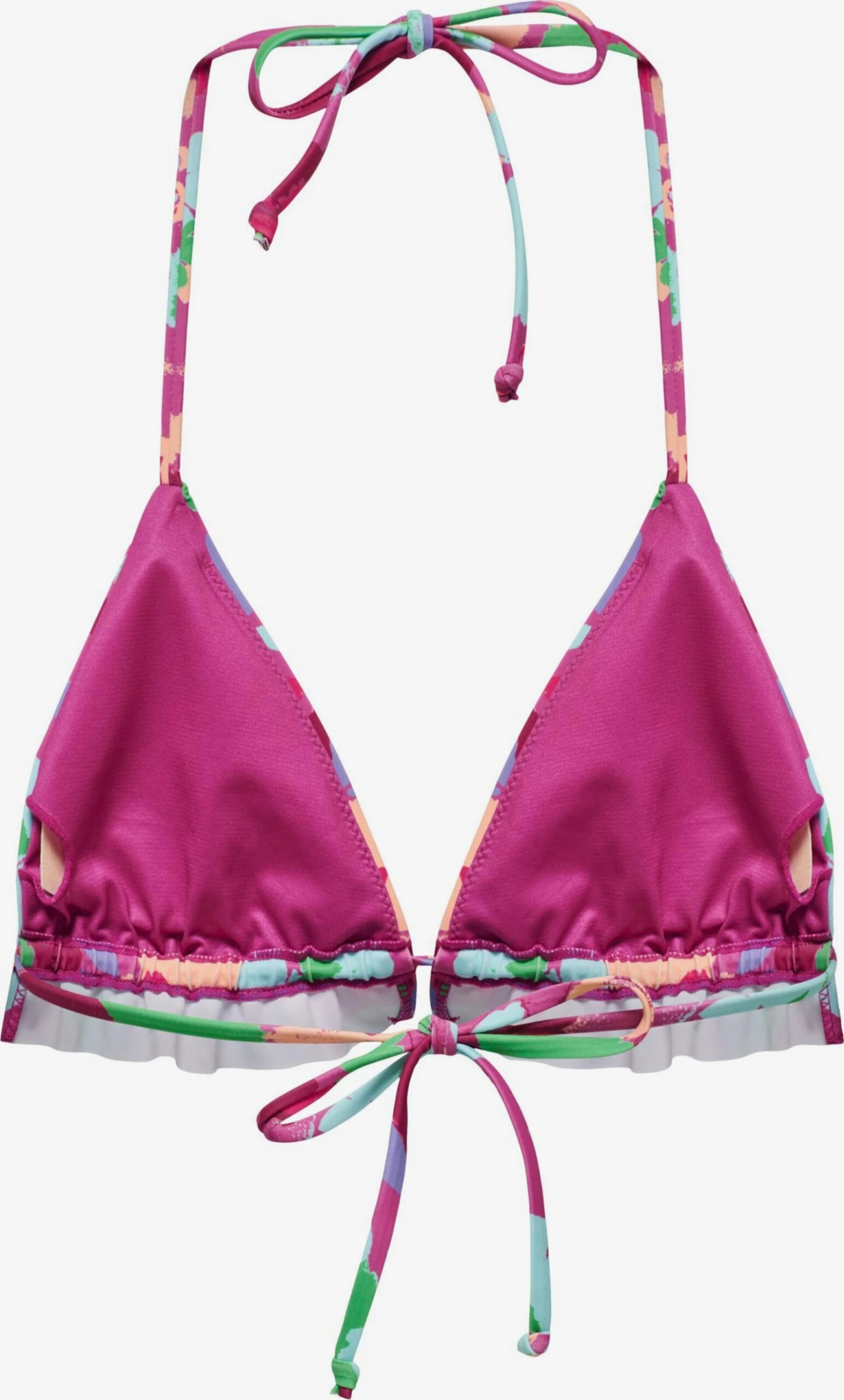 ONLY Triangel Bikini Tops Triangel Bikinitop EVA Dames Pitaja Roze 4 ONLY Triangel Bikini Tops Triangel Bikinitop EVA Dames Pitaja Roze - Afbeelding 2
