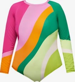 Ulla Popken Badpakken Zonder Beugel Badpak Dames Gemengde Kleuren