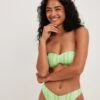 NA-KD Bikini Broekjes Bikinibroek Dames Pastelgroen / Lichtgroen