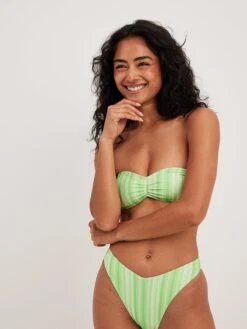 NA-KD Bikini Broekjes Bikinibroek Dames Pastelgroen / Lichtgroen