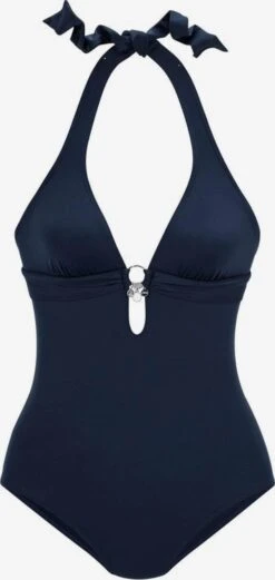 S.Oliver Halter Badpakken Triangel Badpak Tonia Dames Blauw