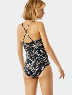 Schiesser Badpakken Zonder Beugel Bandeau Badpak Aqua Californian Dream Dames Donkerblauw -Sunseeker Winkel 6d053b191a8b4c83c312d56e4b1ff115