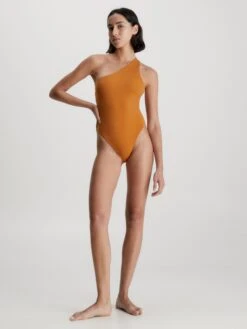 Calvin Klein Swimwear Badpakken Zonder Beugel Badpak Dames Oranje -Sunseeker Winkel 7443fc8ffc1b3721cf948e499fc77ac8