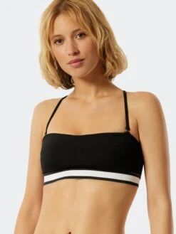 Schiesser Bandeau Bikini Tops Bandeau Bikinitop Aqua Californian Dream Dames Zwart -Sunseeker Winkel 7475a106c095225bff7bc124f8203425