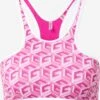 Guess Bustier Bikini Tops Bustier Bikinitop SPORTY CHIC Dames Pink / Rosa / Lichtroze