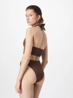 NASTY GAL Halter Badpakken Bustier Badpak Dames Bruin -Sunseeker Winkel 7c1abb2ee391f45ccbdadae3a30fbb54