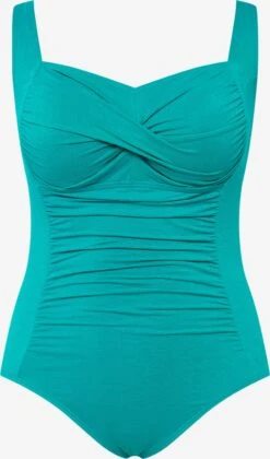 Ulla Popken Badpakken Zonder Beugel Badpak Dames Groen