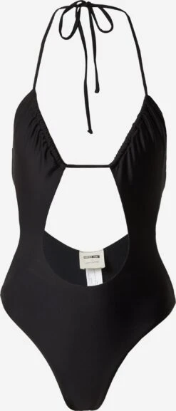 Halter Badpakken Triangel Badpak Valentina Dames Zwart