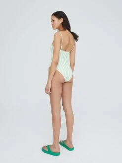 EDITED Grote Cups Bustier Badpak Naruco Dames Lichtgroen / Wit -Sunseeker Winkel 97f5f63c330b1c955458fd0e77ab85e3