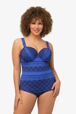 Ulla Popken Corrigerende Badpakken Minimizer Shaping-badpak Dames Blauw / Enziaan / Duifblauw -Sunseeker Winkel 9ae83412f77ab71a7fb22b39e7a186d8