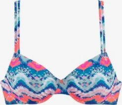 VENICE BEACH Bikini Tops Met Beugel T-shirt Bh Bikinitop Face Dames Blauw