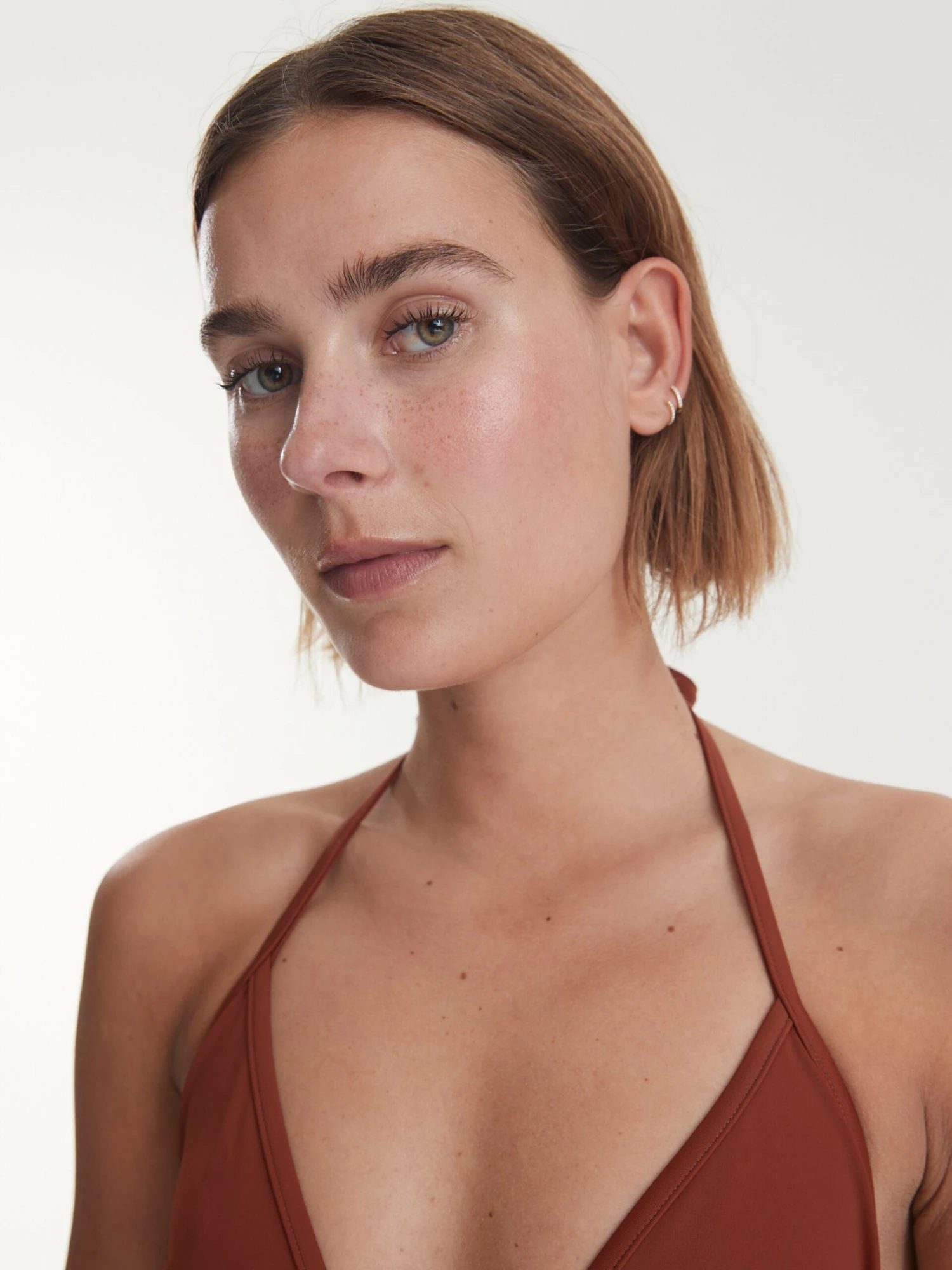EDITED Triangel Bikini Tops Triangel Bikinitop Elia Dames Roestbruin 11 EDITED Triangel Bikini Tops Triangel Bikinitop Elia Dames Roestbruin - Afbeelding 9