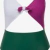 Grote Cups Badpak Dames Groen / Pink / Wit -Sunseeker Winkel bb2b70845399f8d7d9694891f84592a0