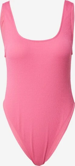 RIVER ISLAND Grote Cups Bustier Badpak Dames Pink