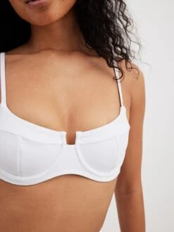 NA-KD Bikini Tops Met Beugel Bustier Bikinitop Dames Wit -Sunseeker Winkel c1c77c2fc48d394a55610325d0997a9d
