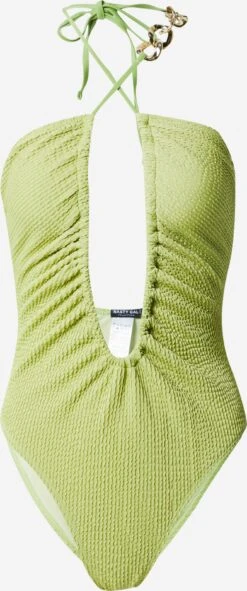 NASTY GAL Halter Badpakken Badpak Dames Appel