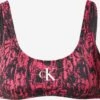 Calvin Klein Swimwear Bustier Bikini Tops Bustier Bikinitop Dames Framboos -Sunseeker Winkel c680afbf501087819f403cad616acdb6