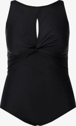 Ulla Popken Badpakken Zonder Beugel Badpak Dames Zwart