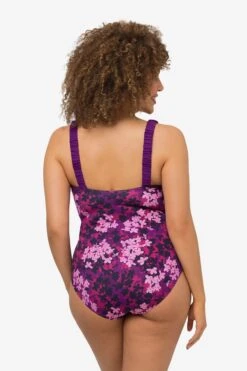 Ulla Popken Corrigerende Badpakken T-shirt Bh Shaping-badpak Dames Aubergine -Sunseeker Winkel e438da73885bc7b0dfce580fe9e395e5