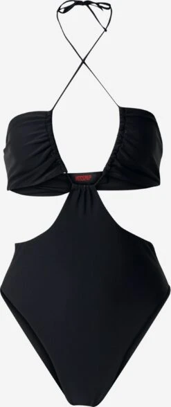 Bandeau Badpakken Bandeau Badpak Dames Zwart