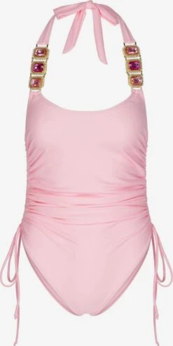 Halter Badpakken Badpak Dames Pastelroze