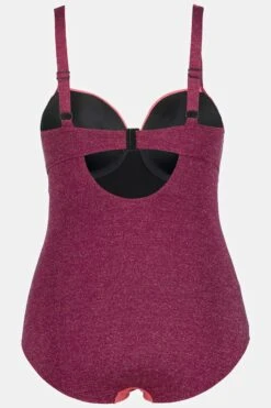 Ulla Popken Corrigerende Badpakken Shaping-badpak Dames Roze -Sunseeker Winkel f28a8a2344b3bbcfaabdd0314eb0faf4