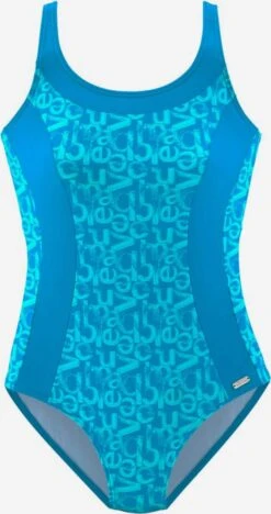 VENICE BEACH Corrigerende Badpakken Bustier Shaping-badpak Karibik Dames Blauw / Aqua