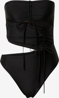 Bandeau Badpakken Bandeau Badpak Dames Zwart